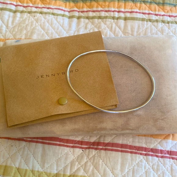 Jenny Bird Jewelry - Jenny Bird Silver Minimalist anklet 10”